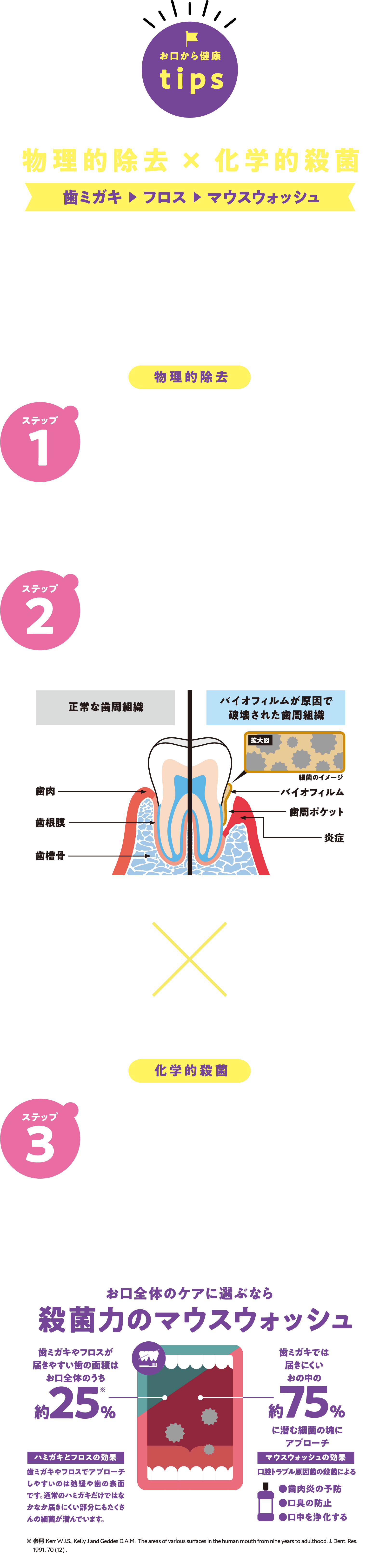 お口から健康　tips